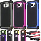 for Samsung galaxy S6 case cover s 6 hybrid triple layer rugged shockproof