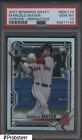 2021 Bowman Chrome Refractor Marcelo Mayer Boston Red Sox RC Rookie PSA 10