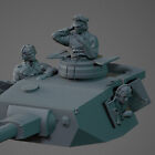 1/35 Resin figures German Panther tank crew 3 Figures Unassembled Unpainted