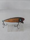 Vintage Believe to be Paw Paw Pike Minnow Wooden Fishing Lure, Corrosion.