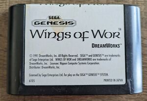 New ListingWings of Wor Sega Genesis 1991 Loose Cartridge Only Works Great DreamWorks