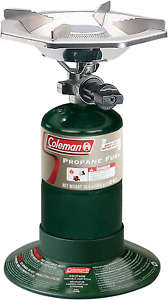 Coleman Bottletop Propane Camping Stove Portable 1-Burner Adjustable Stove