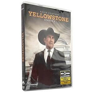 Yellowstone Season-5 part 1, 8 episodes ( DVD, Brand New, 4-Disc )