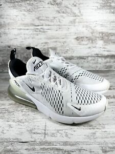 Men's Nike Air Max 270 'White Black' Sneakers Sz 9 Athletic Gym