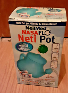 NeilMed NasaFlo Neti Pot Dr. Mehta Nasal Rinse   No sachets included
