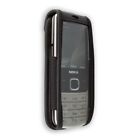 caseroxx Leather-Case with belt clip for Nokia 6700 Classic in black made of gen
