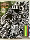 Godzilla Velvet Poster with Color Markers Measures 16x20 Rare Item FREE SHIPPING