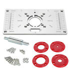 RealPlus Router Table Insert Plate, Aluminum Router Plate for Woodworking Bench