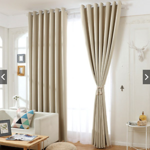 2 Panels Grommet High Blackout Thermal Livingroom Bedroom Window Curtain Drapes