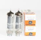 Performance Matched Pair New Old Stock GE 6AQ5A 6HG5 Power Tubes