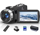 NBD 4K Video Camera 18x 60FPS Camcorder WiFi IR Night Vision Vlogging Camera Kit