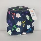 NEW LUG Dolly Cosmetic Case Bright Floral Makeup Hair Personal Care Products Bag