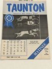 1979 Taunton Greyhound Program Matinee Triple Dead Heat Cover