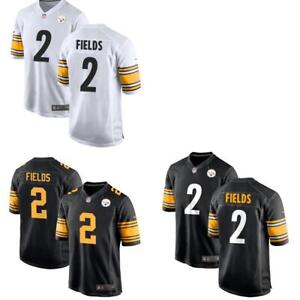 Justin Fields Steelers Jersey White / Black / Rush Men sizes - All Stitched