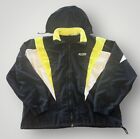 Vtg 90s Nike Men’s Sz XL Gray Tag Windbreaker Jacket Zip Up Pockets Vented Black