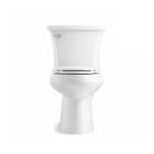 KOHLER 2-Pcs Toilet 1.28-GPF Single Flush Elongated White w/ Slow-Close Seat