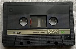 TDK SA-X90  (previously recorded ) Made in Japan