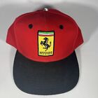 Ferrari Vintage Baseball Cap Hat Nice Man Sports 1996   Red Black  Authentic