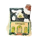 Bethany Lowe Designs Toy Shop Christmas Village House Hand Painted Glittered