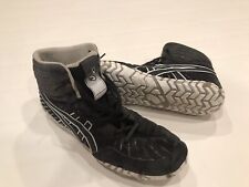 Asics Aggressor 4 Wrestling Shoes Size 12 Mens Black/White Used For A Season