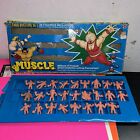 Vintage 1985 Mattel M.U.S.C.L.E. Men #1 “Thug Buster Set” 26 Piece Original Box