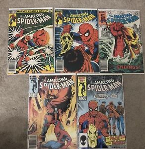 Amazing Spider-Man #244, 245, 251, 261, 276 Hobgoblin Lot, Marvel Comics