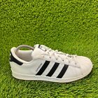 Adidas Superstar Mens Size 7 White Black Athletic Casual Shoes Sneakers B42369