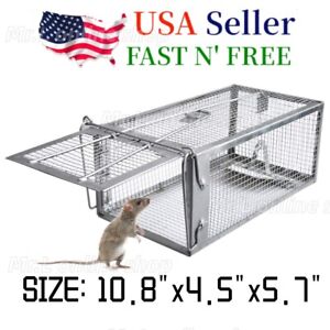 USA Mouse Trap Rat Trap Rodent Trap Live Catch Cage  Easy to Set Up and Reuse