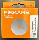Fiskars Straight Rotary Blades 45mm 5/Pkg (195310)