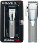BaByliss PRO Hair Clipper FX870S SILVERFX Carbon Stainless Steel Blade NEW
