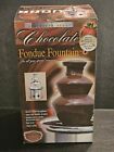 Nostalgia Electronics Chocolate Fondue Fountain Machine NEW in Box