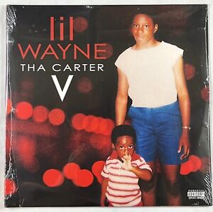 LIL WAYNE: Tha Carter V US Young Money Rap SEALED Vinyl LP Corner Bend
