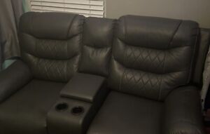 leather sofa and loveseat set