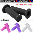 Pair Rubber Handlebar For BMX MTB Bike Grips Cruiser Mountain Scooter Bicycle US