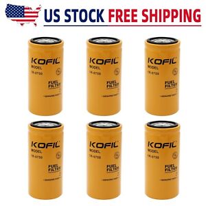6* 1R-0750 Fuel Filter for Caterpillar 6.6L Chevy Replaces 1R-0740 P551313