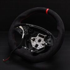 Real Alcantara Leather Customized Sport Steering Wheel For Corvette C7 W/Heated