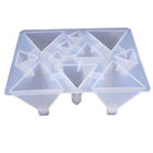 1Set Pyramid Silicone Mould DIY Resin Art Craft Jewelry Making Pendant Molds