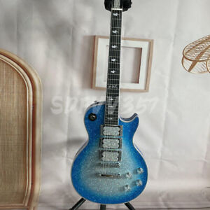 Custom LP Electric Guitar ACE Frehley 3Humbucker Pickup Solid Mahogany Body&Neck