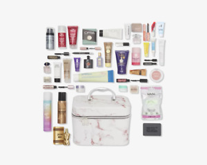 Ulta Deluxe 42 Piece Pc Beauty Bag Makeup Skin Care Hair Care Samples Train Case