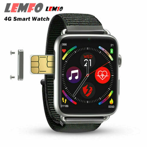 LEMFO LEM10 4G LTE Smart Watch Phone Android 7.1 3GB+32GB GPS Wifi 2MP Camera