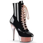 2023 Fashion women's high heel platform ankle boots 20cm pole dance boots