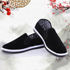 Men Women Casual Cloth Shoes Soft Chinese Art Kung Fu Martial Flat Shoes Slip On