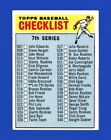 New Listing1966 Topps Set-Break #517 Checklist 7 EX-EXMINT *GMCARDS*