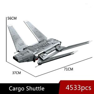 Building Blocks MOC Set Star Plan Rogue Cargo Shuttle Spaceship Bricks Toy 67108