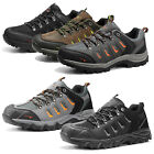 Men's Waterproof Hiking Shoes Lightweight Leather Low-Top Walking Boots
