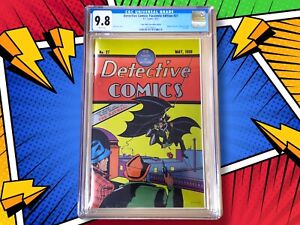 2022 DC Detective Comics Facsimile Edition #27 Foil Edition Comic Book CGC 9.8