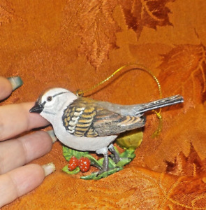 Danbury Mint The Songbird Christmas Ornaments - Chipping Sparrow