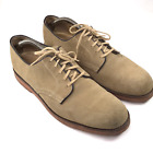 Cole Haan Mens Size 11 Tan Suede Leather Oxford Derby Dress Shoes