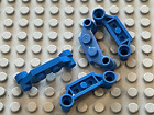 4 x LEGO Plate Buses Holder 4590 Blue / Set 6983 6971 6881 6926 6882 6883 2891