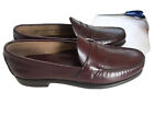 Vintage GH Bass Weejuns Shoes Mens 9.5 A Larson  Penny Loafers Leather Brown Bur
